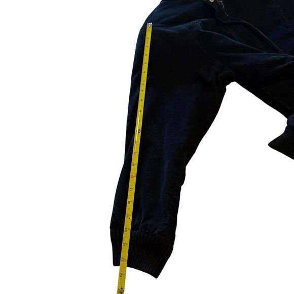 Vintage JW Robinsons Corduroy Jacket Small Black Plaid Flannel Lined 80s 90s - Picture 15 of 15